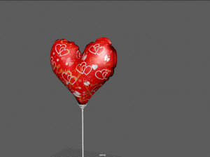 balloon i love you 3D Model
