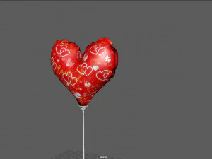 balloon i love you 3D Model