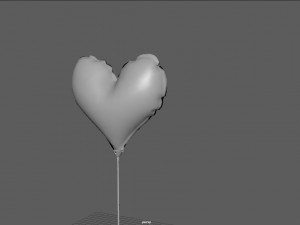balloon i love you 3D Model