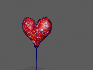 balloon i love you 3D Model