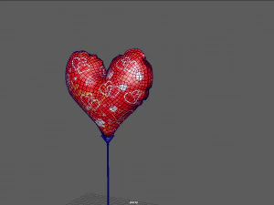 balloon i love you 3D Model