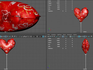 balloon i love you 3D Model