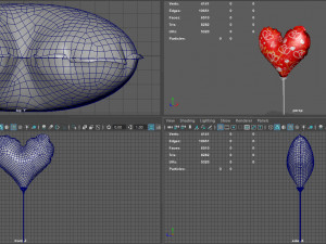 balloon i love you 3D Model