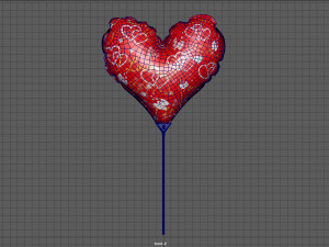 balloon i love you 3D Model