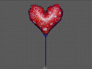 balloon i love you 3D Model