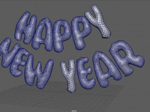 happy new year 3D Model
