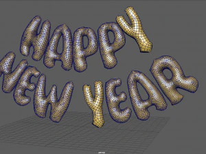 happy new year 3D Model
