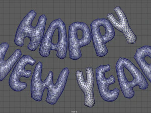 happy new year 3D Model