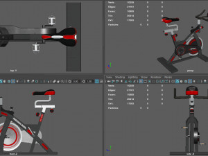spinning bike Modelo 3D
