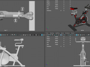 spinning bike Modelo 3D