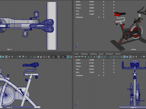 spinning bike Modelo 3D