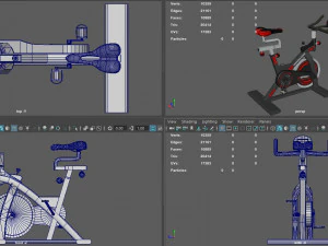 bicicletta da spinning Modello 3D