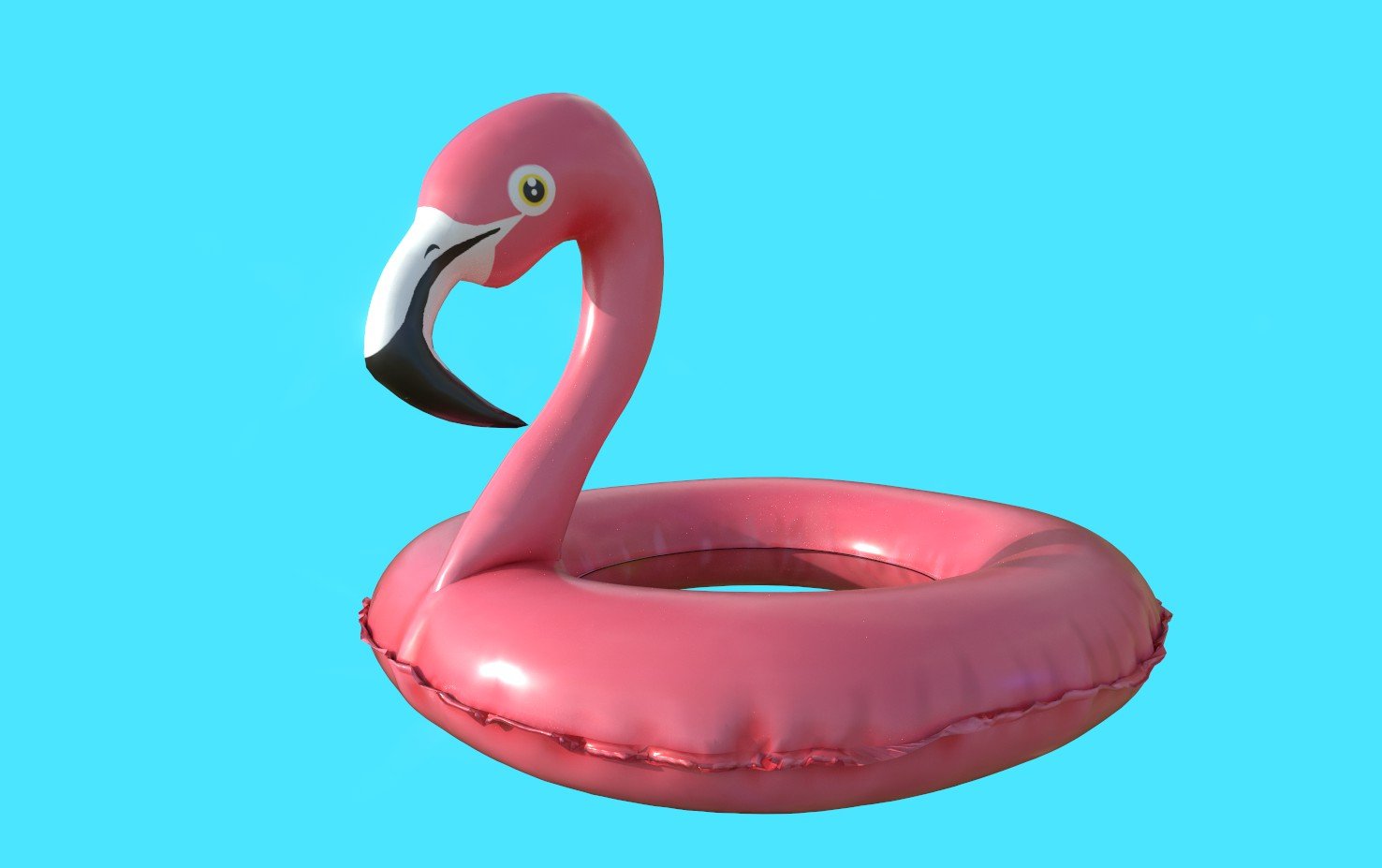 pool floats 3D Model in Dolphin 3DExport pic