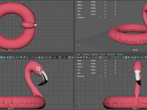 pool floats Model 3D