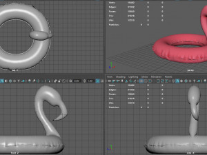 pool floats Model 3D
