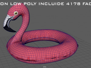 pool floats Model 3D