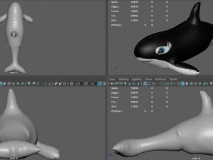 orca float 3D Модель