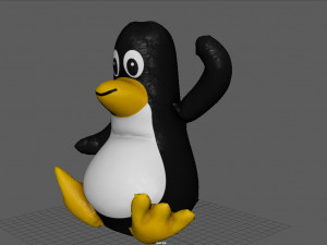 pinguin float 3D Model