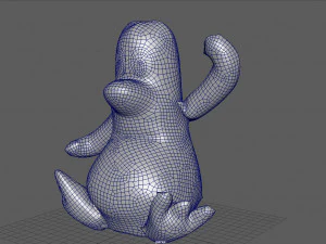 galleggiante pinguino Modello 3D