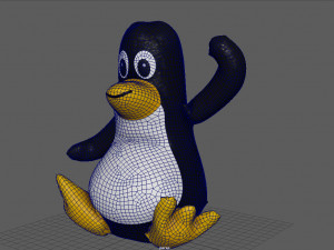 pinguin float 3D Model