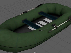 inflatable boat 3D Model