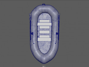 inflatable boat 3D 모델