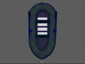 inflatable boat 3D 모델