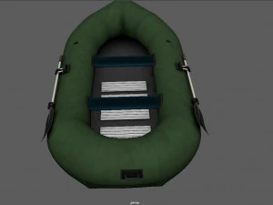 inflatable boat 3D Model