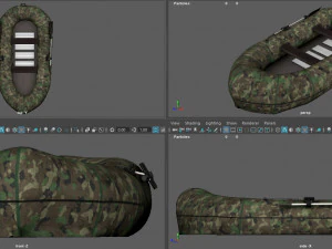 barco de pesca Modelo 3D