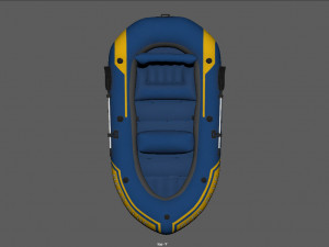 inflatable boat 2 Model 3D
