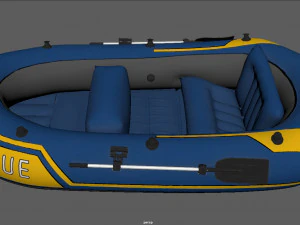 bote inflable 2 Modelo 3D
