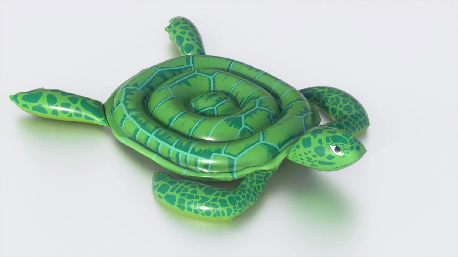 ż&oacute;łw pływający w basenie Model 3D .c4d .max .obj .3ds .fbx .stl .blend 