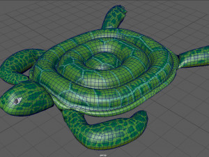 pool float turtle 3D Model