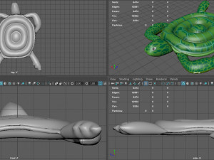 pool float turtle 3D Model