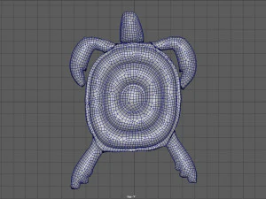 ż&oacute;łw pływający w basenie Model 3D