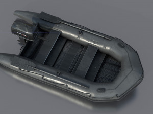 assault boat 3D Модель