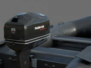 barca d'assalto Modello 3D