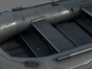 assault boat 3D Модель