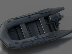 assault boat 3D Модель