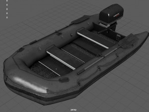 assault boat 3D Модель