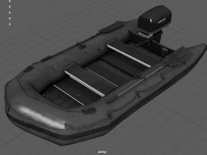 barca d'assalto Modello 3D