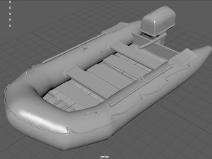 assault boat 3D Модель