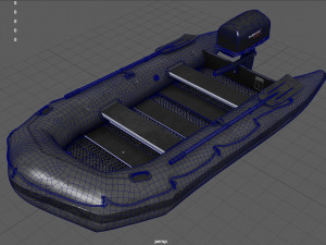 assault boat 3D Модель