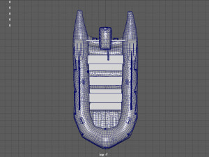 assault boat 3D Модель