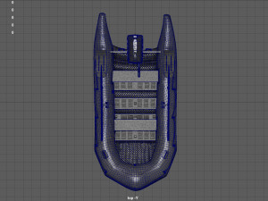 assault boat 3D Модель