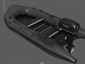 assault boat 3D Модель
