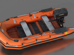 rescue boat 3D Models