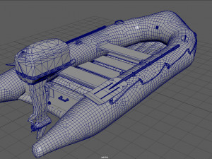 rescue boat Modello 3D