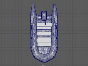 rescue boat Modello 3D