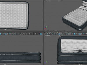 inflatable mattress 3D मॉडल